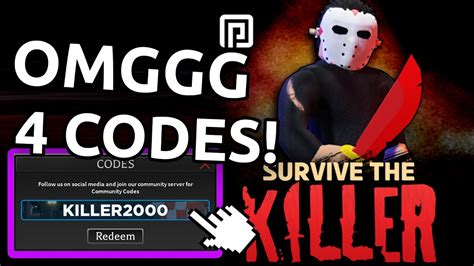 Roblox: Survive The Killer Codes